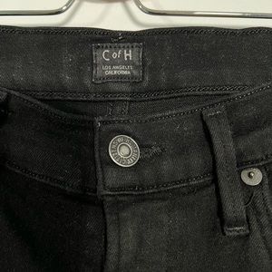 Citizens of Humanity Rocket All Black High-Waisted Skinny Jeans, Size 26